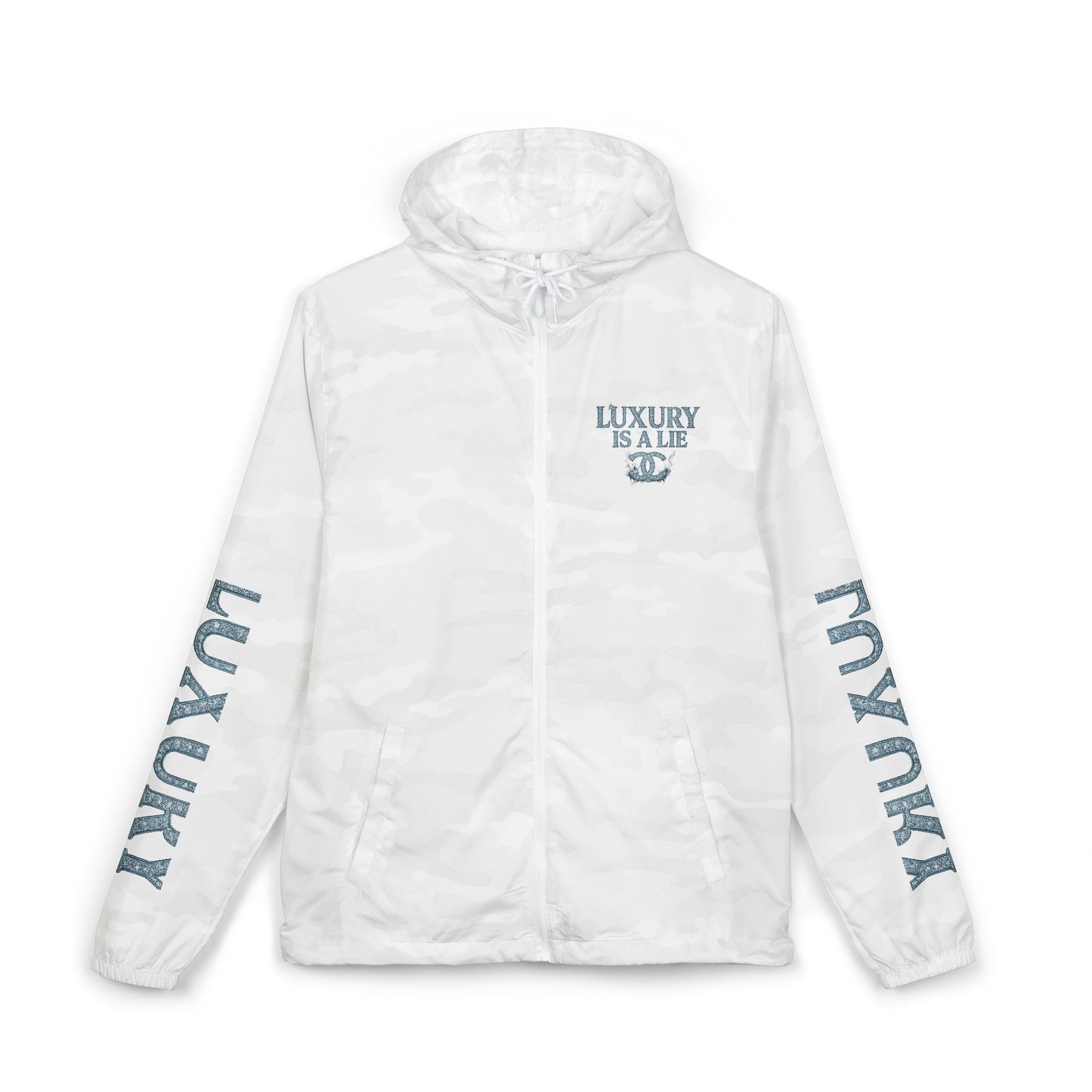 "Luxury Is A Lie"  Windbreaker Jacket
