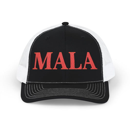 MALA Embroidered Trucker Hat – Bold Retro Snapback Cap