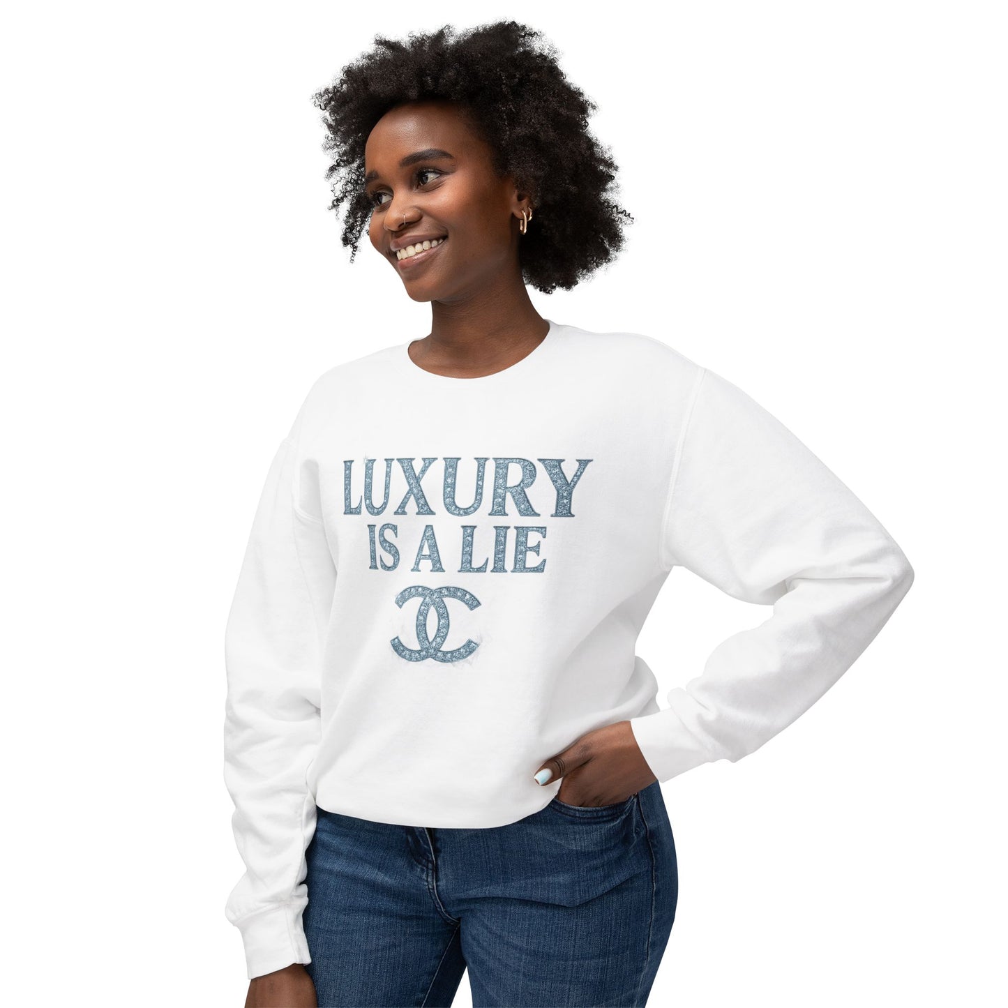 "Luxury Is A Lie" Statement Pullover