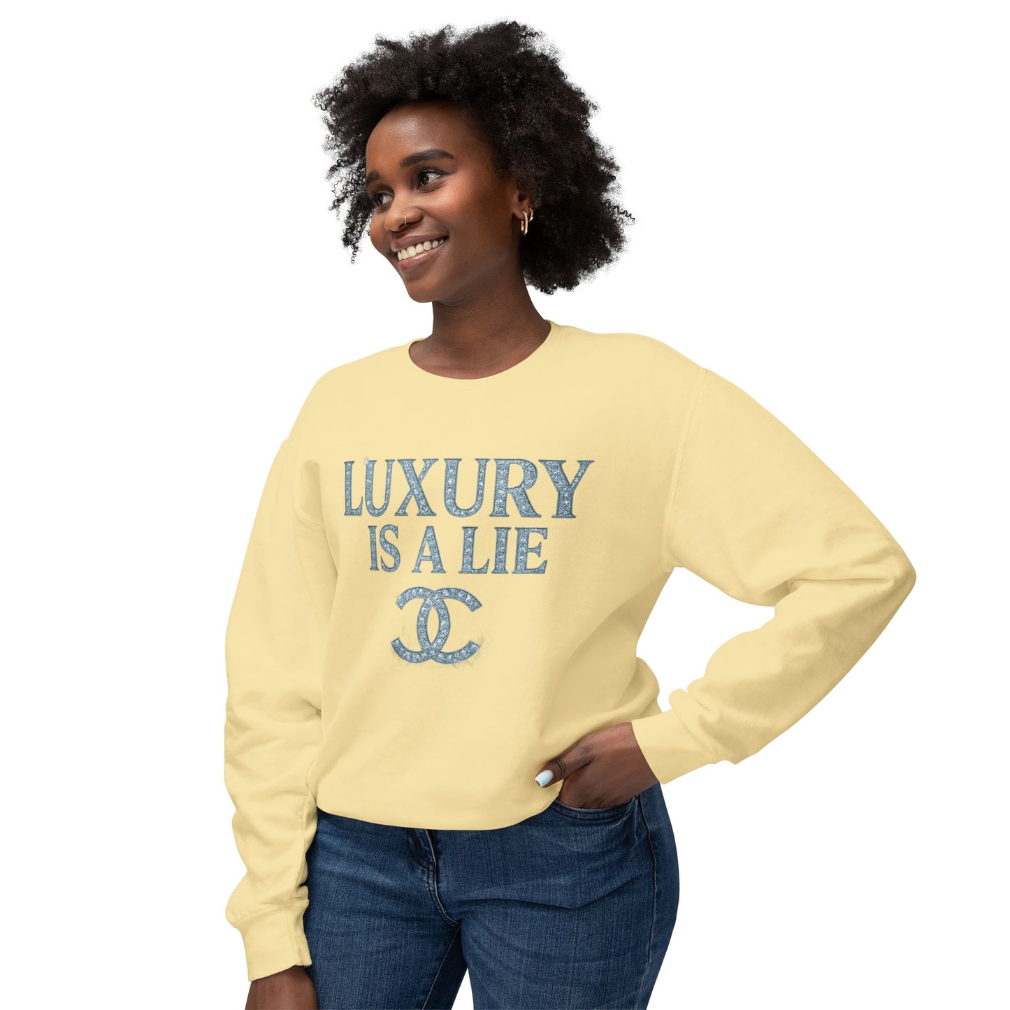 "Luxury Is A Lie" Statement Pullover