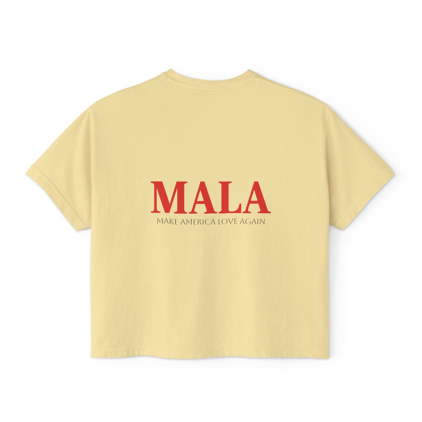Female MALA — Crop Top with Back Logo
